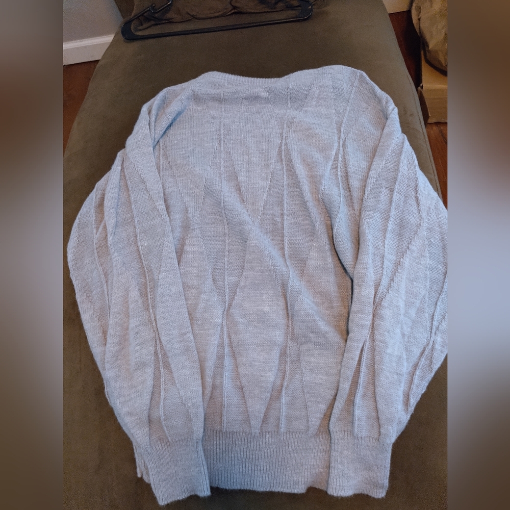 Men's Vintage Christian Dior Sweater.  Grey.  Size Small